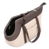 Katzentasche Beige mit Braun – Bild 2