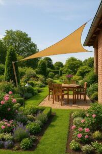 Zonnescherm Schaduwdoek tuin