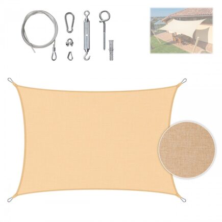 Schaduwdoek tuin rechthoek - Afbeelding 5